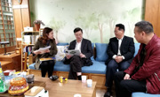 河源市科协携手企业拜访刘人怀院士