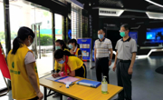 河源市科协领导到市科技馆检查疫情防控和恢复开馆工作