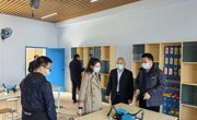 河源市东源县科协领导到广州大学附属东江中学指导校园科技馆建设