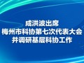 成洪波出席梅州市科协第七次代表大会并调研基层科协工作