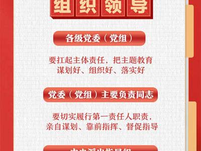 事关全局的大事！这次主题教育，这样开展